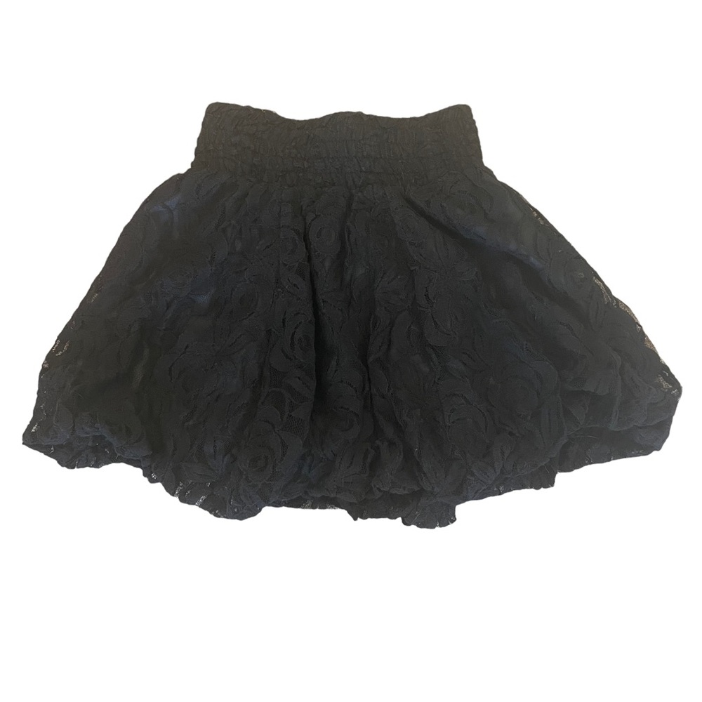 H&M Size 2 Black Lace Skirt